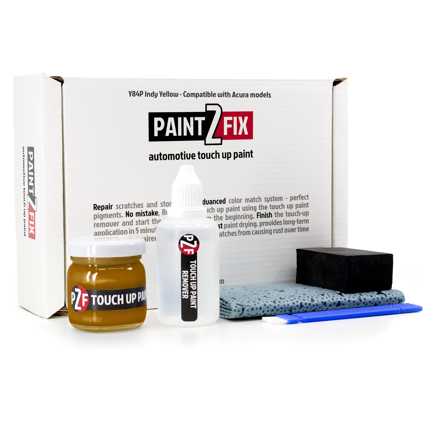 Acura Indy Yellow Y84P Touch Up Paint Kit