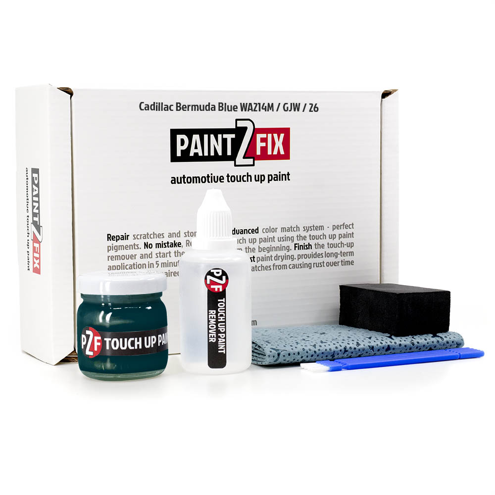 Cadillac Bermuda Blue WA214M / GJW / 26 Touch Up Paint Kit