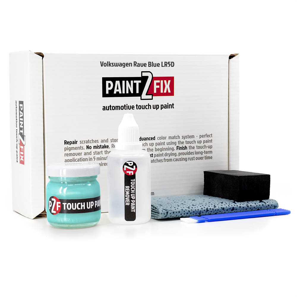 Volkswagen Rave Blue LR5D Touch Up Paint Kit