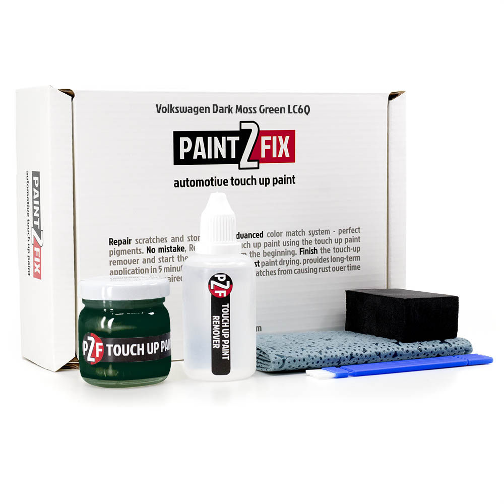 Volkswagen Dark Moss Green LC6Q Touch Up Paint Kit