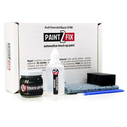 Audi Emerald Black LY9W Touch Up Paint & Scratch Repair Kit