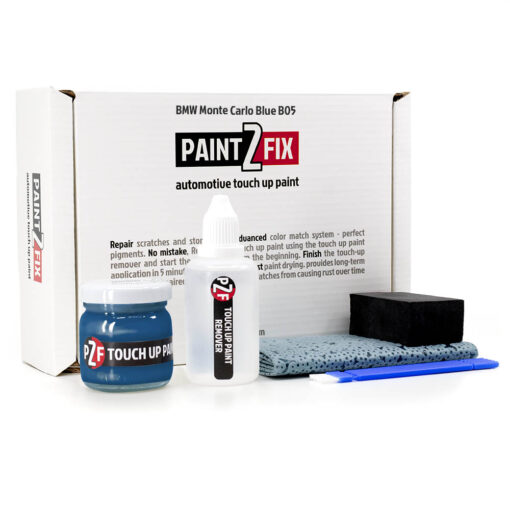 BMW Monte Carlo Blue B05 Touch Up Paint & Scratch Repair Kit