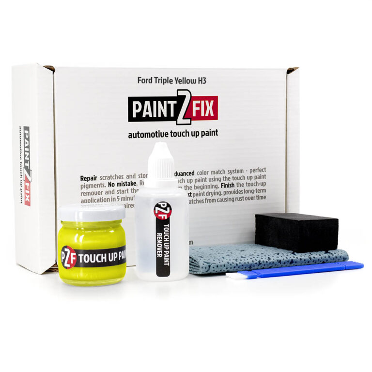 Ford Triple Yellow H3 Touch Up Paint & Scratch Repair Kit