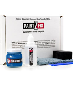 Harley-Davidson Chopper Blue Sunglo 61104 Touch Up Paint & Scratch Repair Kit