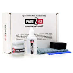 Jaguar Meribel White Pearl Satin NMB Touch Up Paint & Scratch Repair Kit