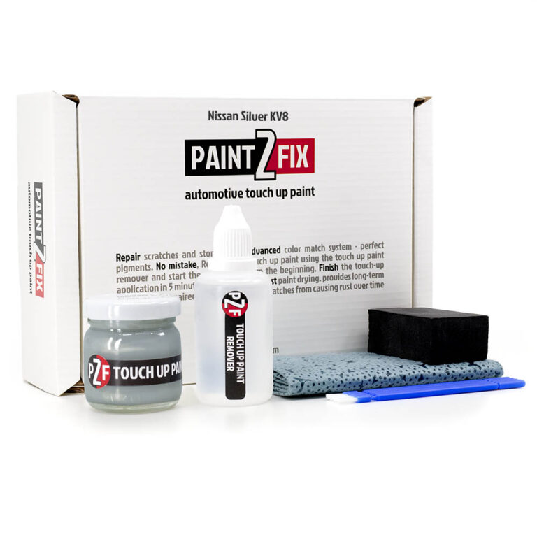 Nissan Silver KV8 Touch Up Paint & Scratch Repair Kit