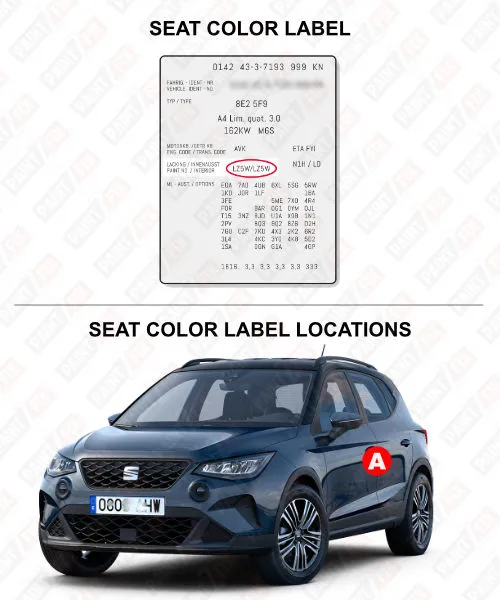 Seat Color Label