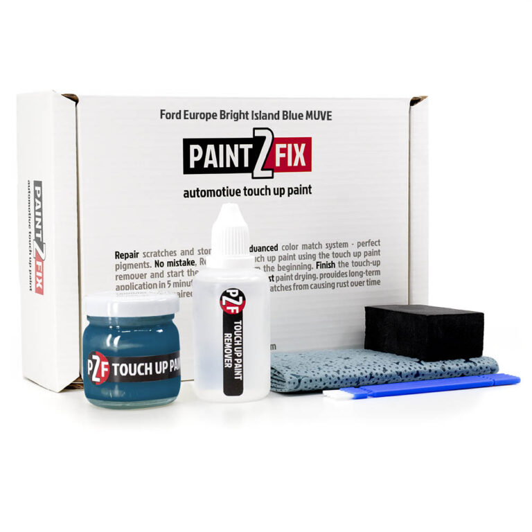 Ford Europe Bright Island Blue MUVE Touch Up Paint & Scratch Repair Kit
